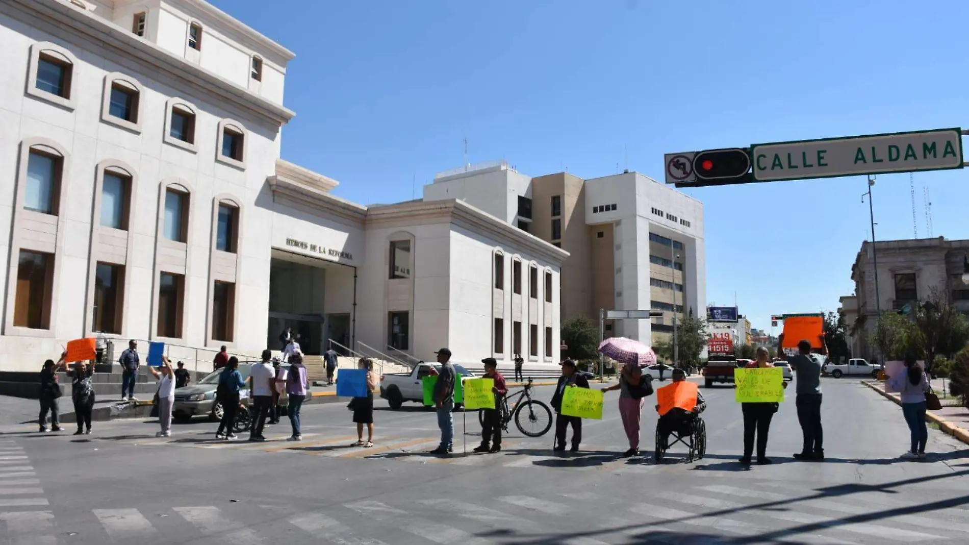 manifestación discapacitados 